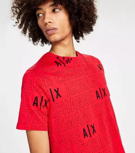 playera armani exchange roja